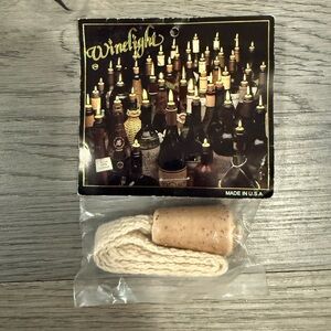 Winelight Bottle Stopper with Wick - Wine Candle - Vintage Concepts